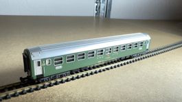 Trix Personenwagen 2. Klasse Genf - München Spur N mit Licht