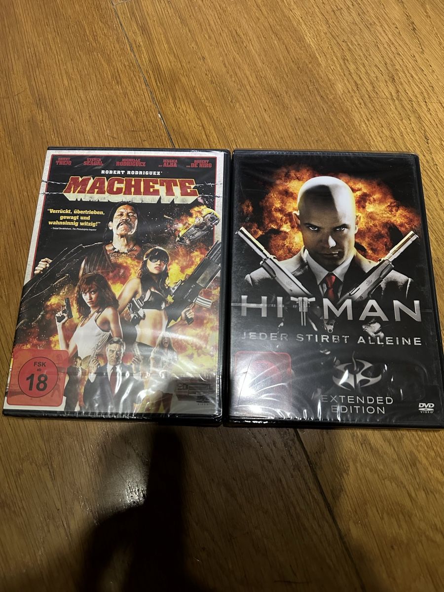 Tutti i DVDs: Machete, Hitman, DVD neu – Nuovo e nell'imballaggio originale da Benken ZH venduto da Audi-erich