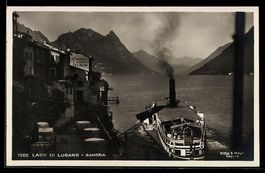 Gandria /Lago di Lugano, Panorama mit Re