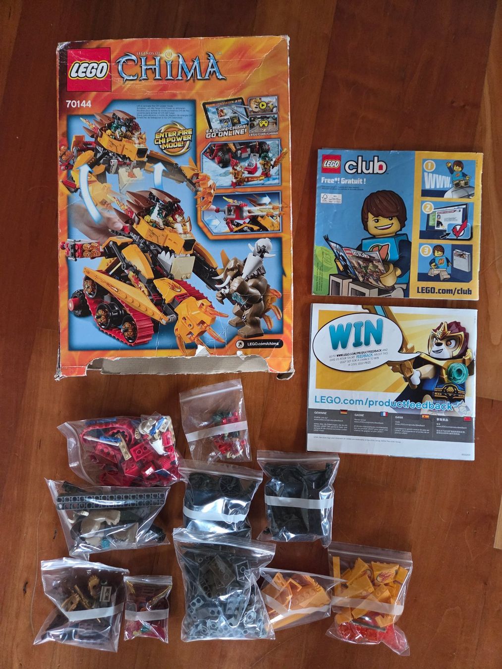 Lego Giocattoli: Lego CHIMA 70144 Laval's Fire Lion – Usato da St. Gallen venduto da Razoon77 1