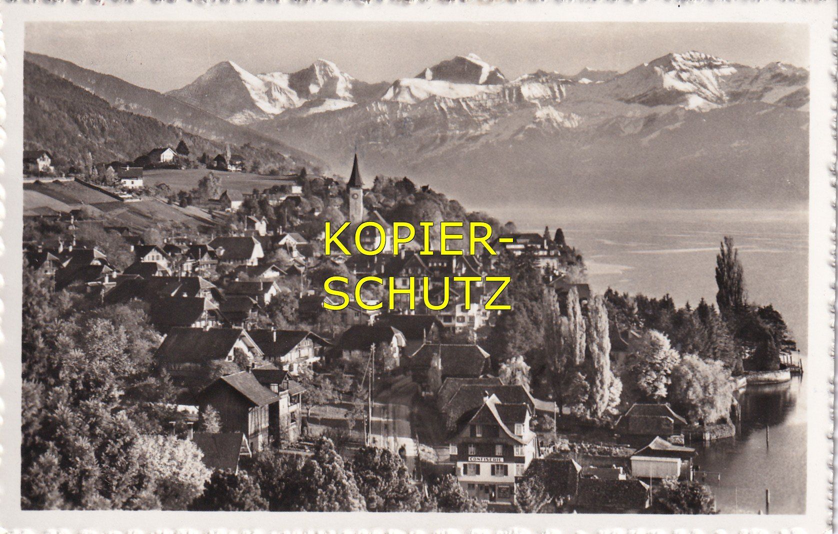 Cartoline postali: Hilterfingen am Thunersee /mp – Usato da Hombrechtikon venduto da Rudolf07