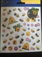 1 Bogen Sticker 16x16cm Neu Bienen