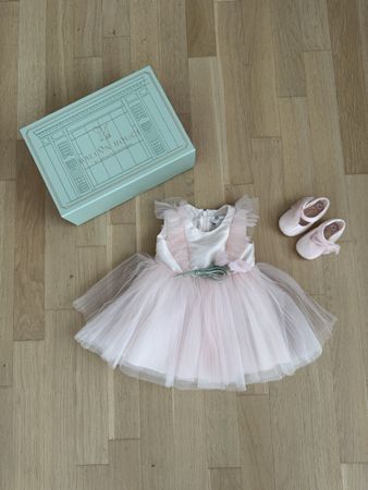 Monnalisa Festkleid inkl. Schuhe Grösse 68
