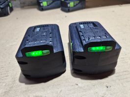 2 Festool Akkus 18V 5,2 Ah Gebraucht