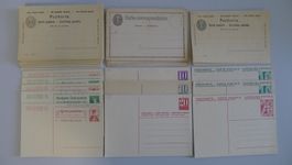 Postkarten: 40 ungebrauchte Doppelkarten, selten offeriert !