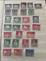 Konvolut historischer Schweizer Briefmarken – Helvetia 27Stk