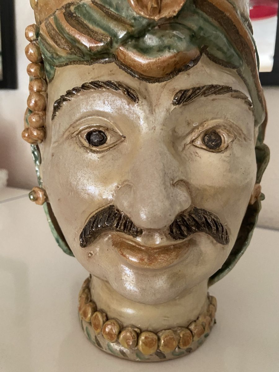 Sculture & Statue: Antiker Testa di Moro aus Sizilien – Usato da Zuerich venduto da Atelier194 5