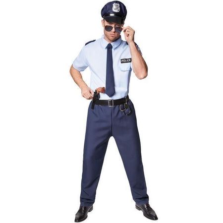 Herrenkostüm Police Officer Größe M