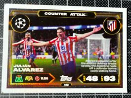 Julián Álvarez #412 Counter Attax Topps Match Attax 2025/26