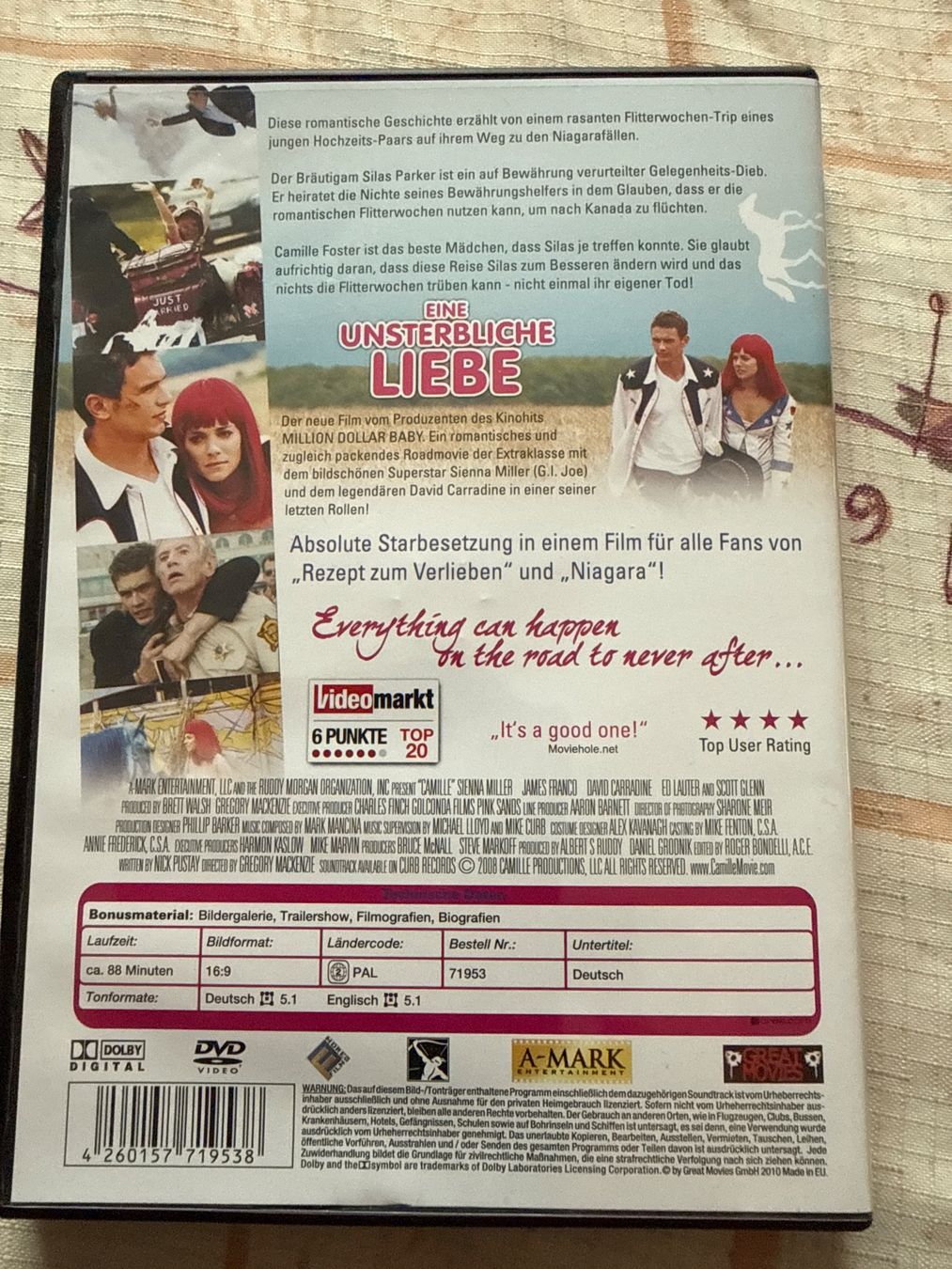 Tutti i DVDs: Eine unsterbliche Liebe – Usato da Schaffhausen venduto da D-MAC 1