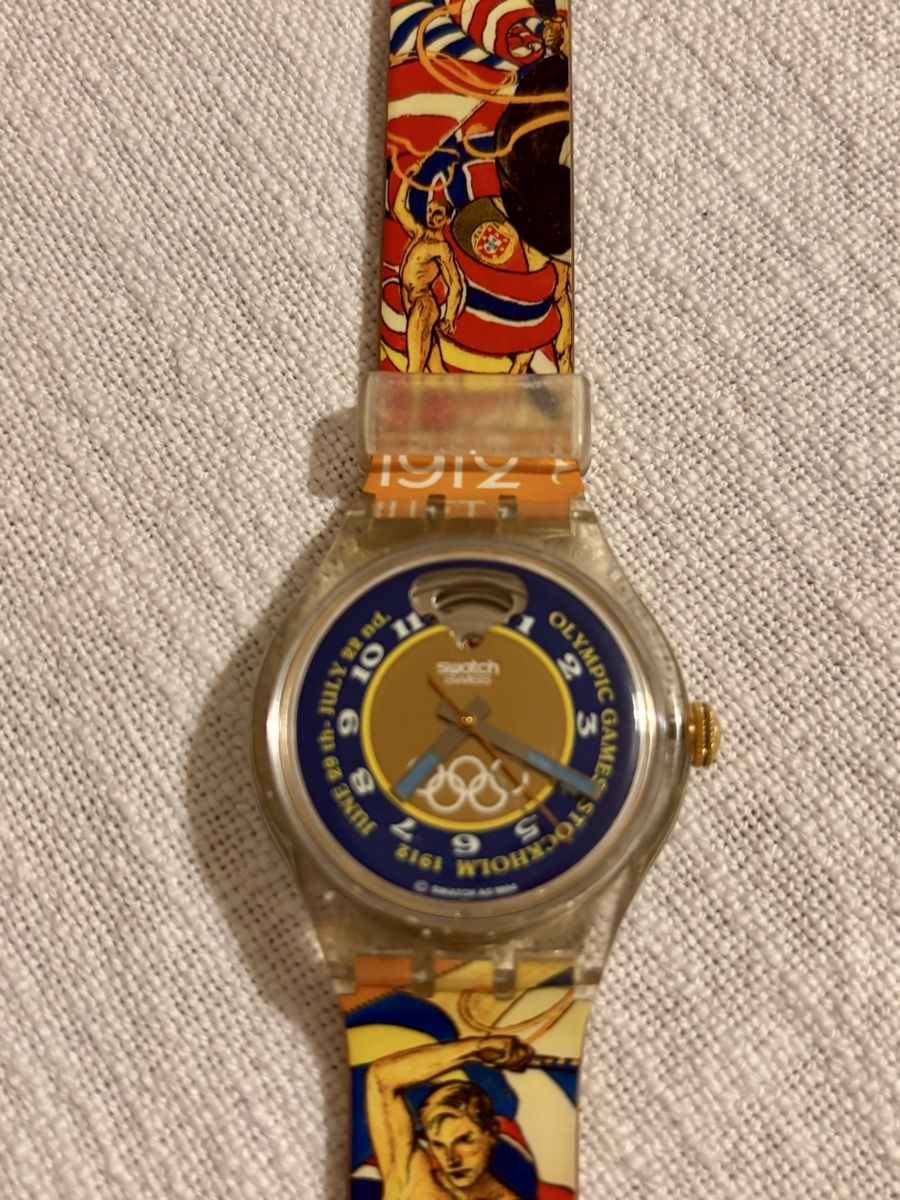 Swatch Orologi: schöne Swatch Stockholm Uhr – Usato da Bern venduto da cocacola123 3