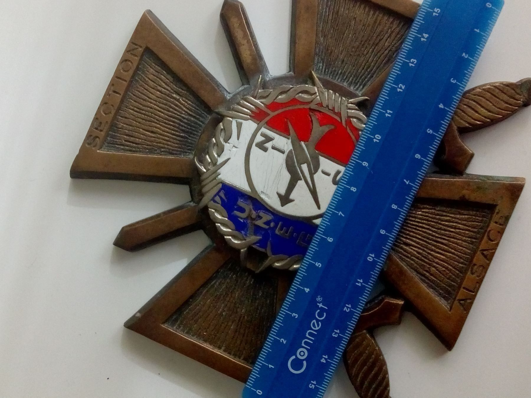 Plaquettes & Badges: Emblem U.N.E.G Section Alscace – D'occasion à Basel par vintagecollector 3