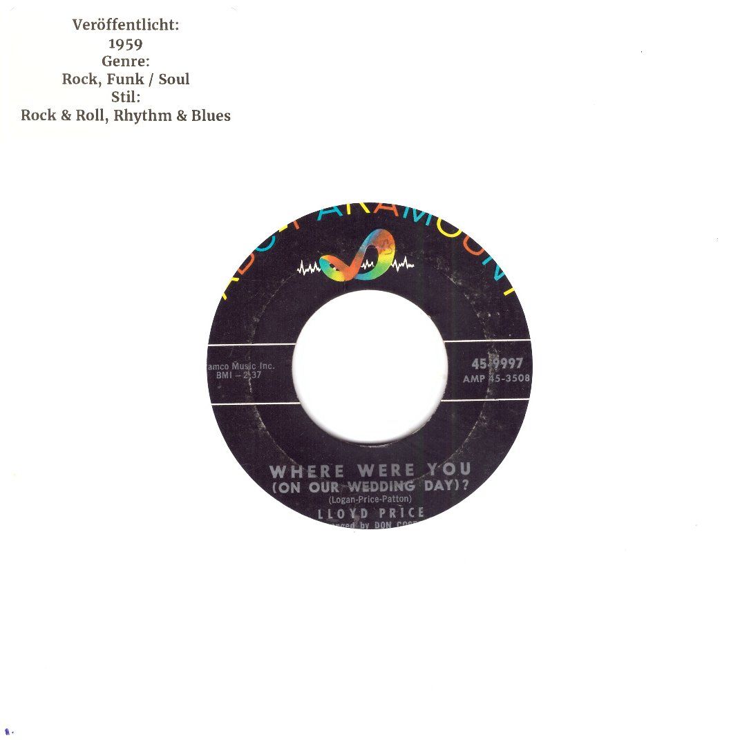 Dischi in vinile: LLOYD PRICE – Usato da Bassersdorf venduto da house-of-vinyl