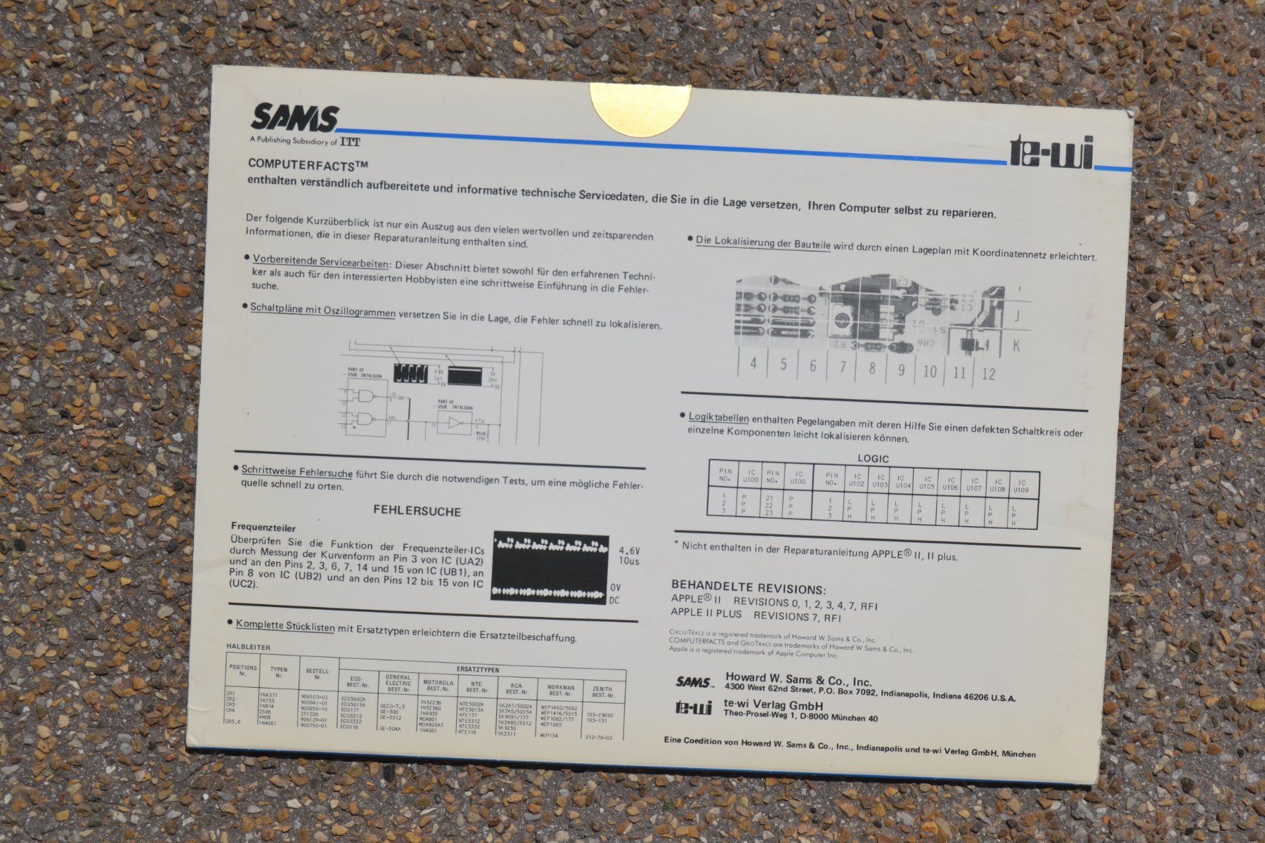 Bücher: APPLE II / II+  Reparaturanleitung – Neu und originalverpackt aus Wil SG von fanofrio 1