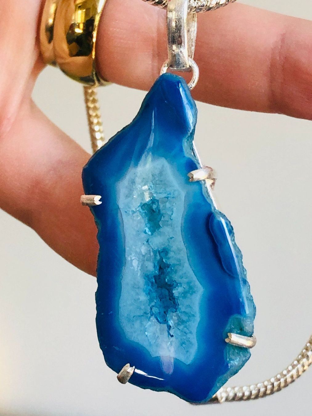 Catenine: Solar Quartz Druzy Ethenic Jewelry – Nuovo e nell'imballaggio originale da Genève venduto da AGBERG 9