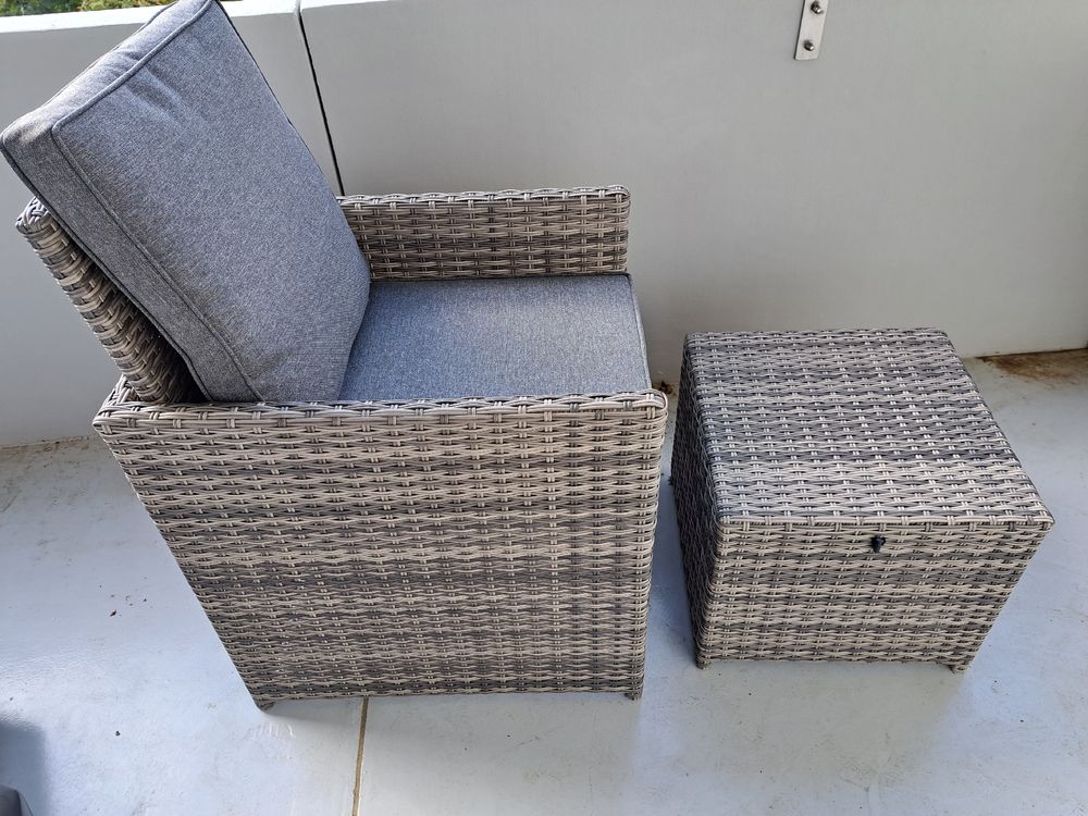 Garten Sitzgruppe 5teilig aus Rattan Kaufen auf Ricardo