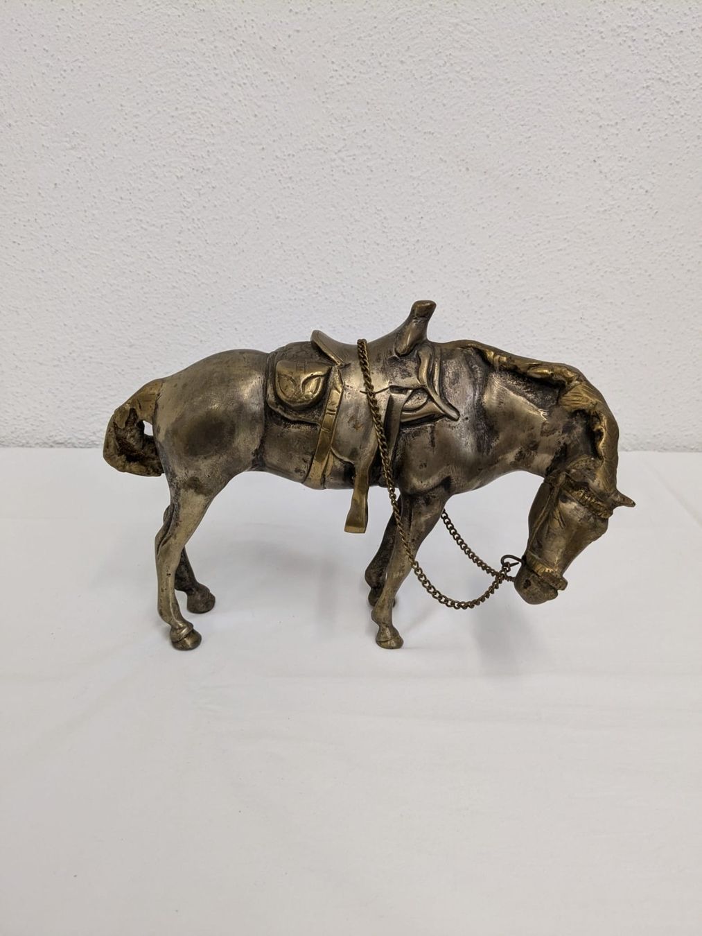 Statuette: Handgefertigtes Pferd aus Messing – Usato da Weinfelden venduto da blaukreuz_brocki_TG 3