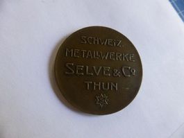 Thun,Schweiz.Metallwerke SELVE & Co,Schloss,Werbe-Grafik
