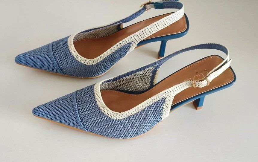 Scarpe da donna: Damen Sling-Sandalette, blau, Gr. 39 – Nuovo e nell'imballaggio originale da Dielsdorf venduto da SHOES_BY_SYLVI 2