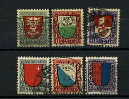 Pro Juventute Sätze 1919+1920 gestempelt (Y289)