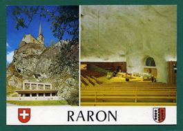 Raron, Burgkirche und Felskirche St. Michael, ungelaufen