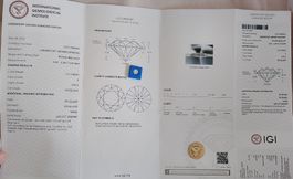 1.01ct Diamond VVS2 E 3EX (lab) éco-diamond