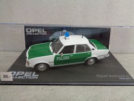 Altaya 1:43 Opel Rekord D Police Polizei 1972 - 1977