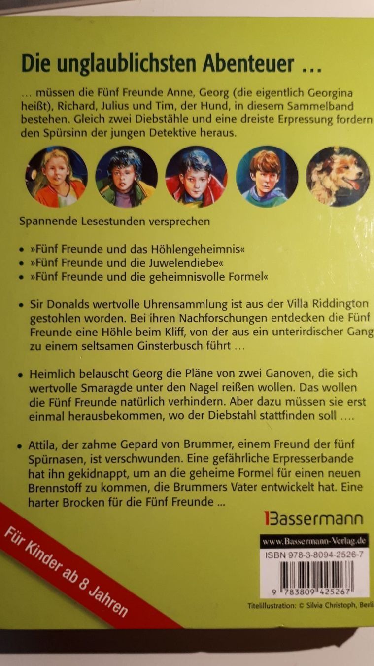 Libri: Enid Blyton Fünf Freunde – Usato da Dietikon venduto da Buchantiqdietikon 1