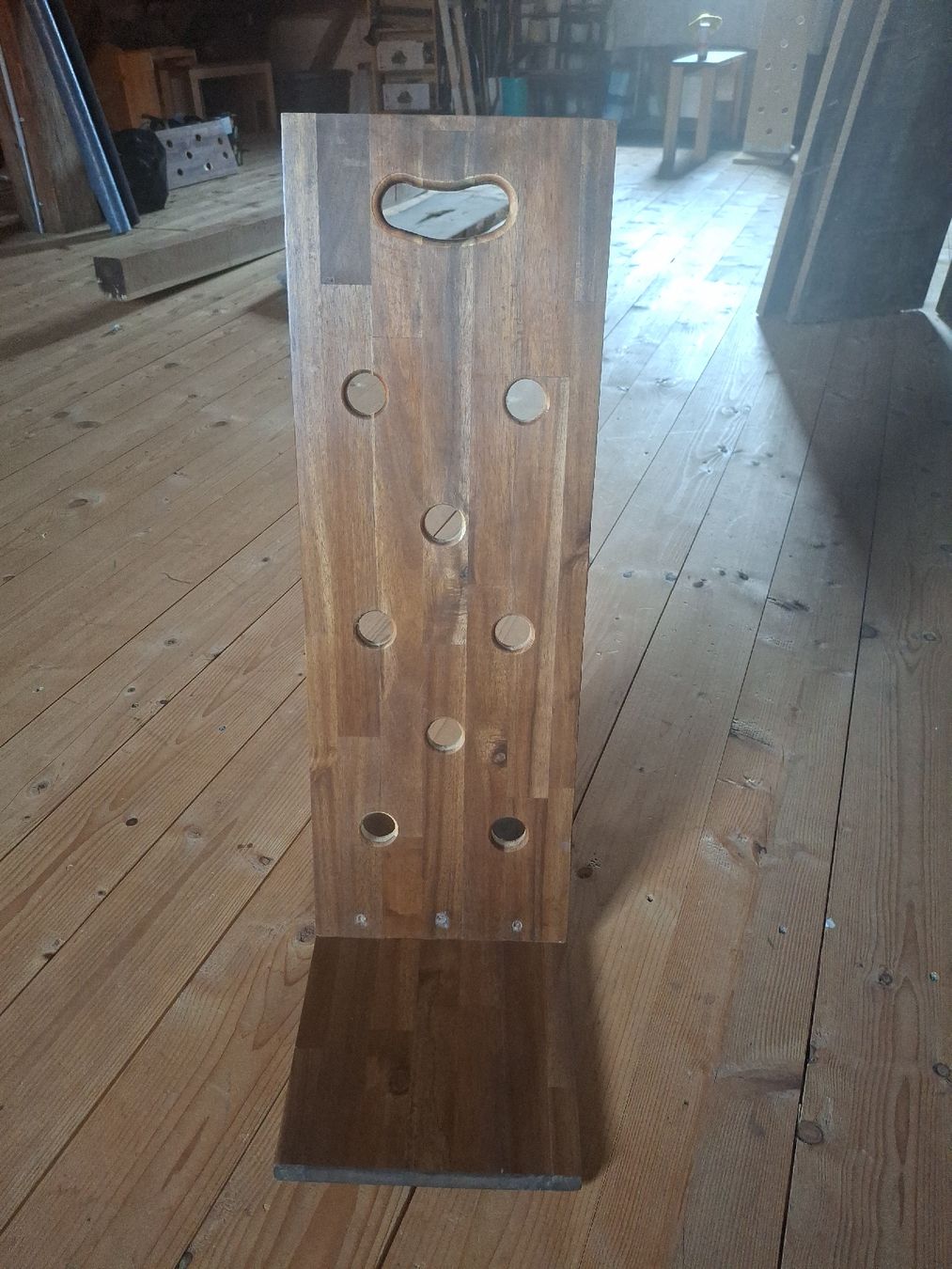 Portabottiglie: Weinflaschenhalter Akazienholz – Usato da Bichelsee venduto da neenas16
