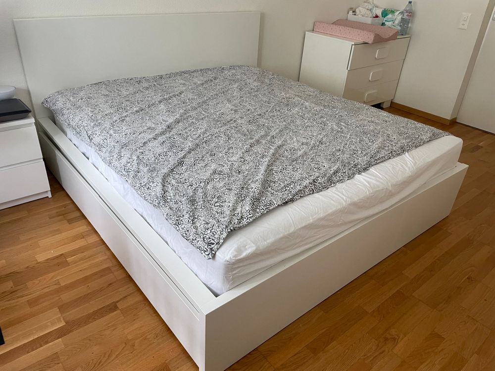 Ikea Malm Bed + Hyllestad mattress 180x200 | Kaufen auf Ricardo