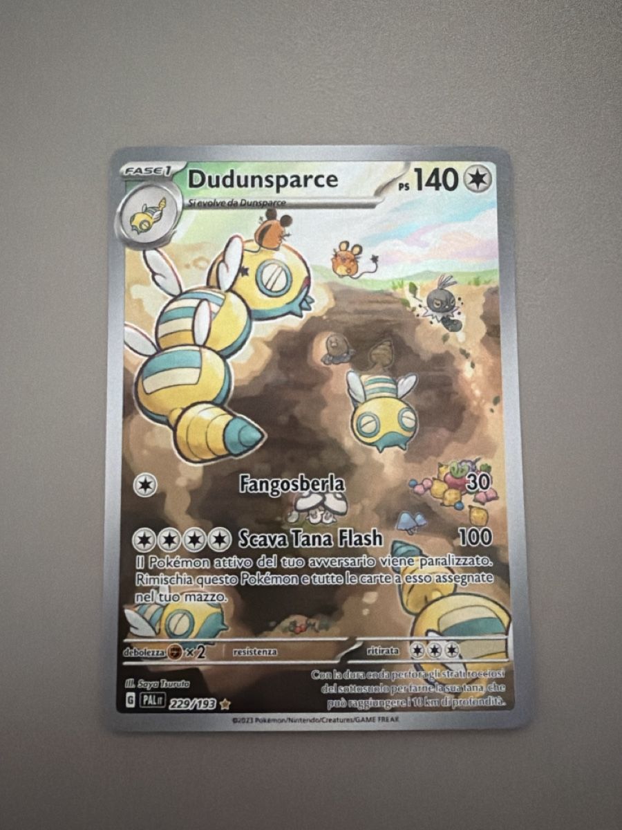 Pokémon Cartes à collectionner: Dudunsparce 229/193 NM – D'occasion à Cadro par rarecandycustoms