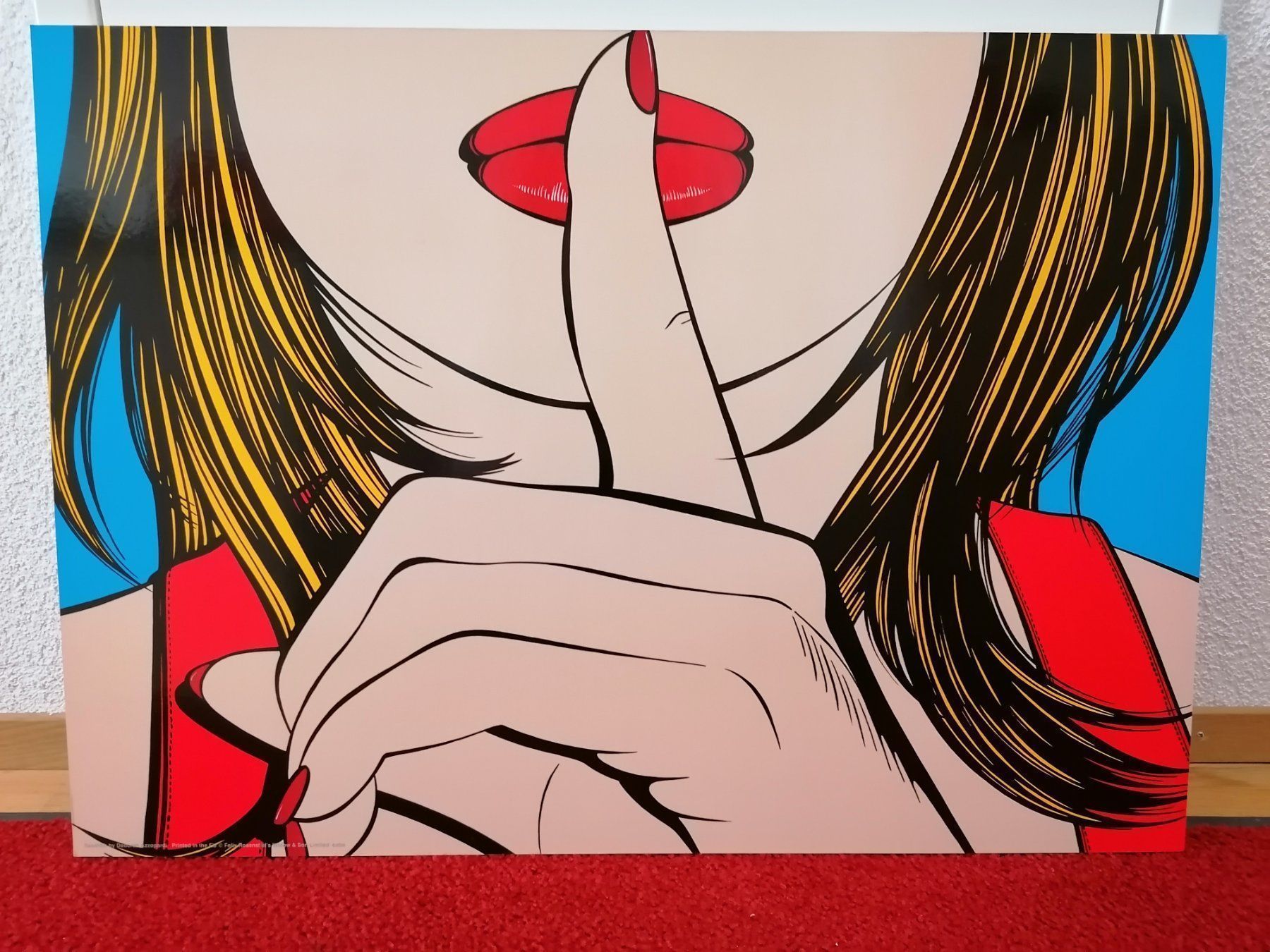 Foto & Immagini: Bild Finger-Lippe – Usato da Muri AG venduto da goodmood17
