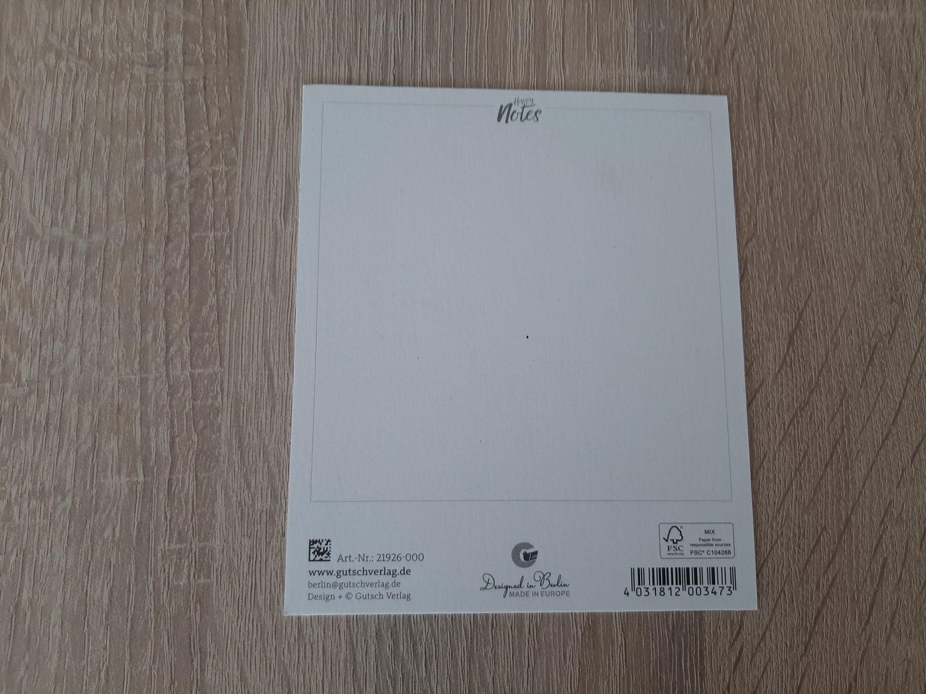 Cartes: Spruchkarte 11 x 13 cm – D'occasion à Menziken par Rien1 1