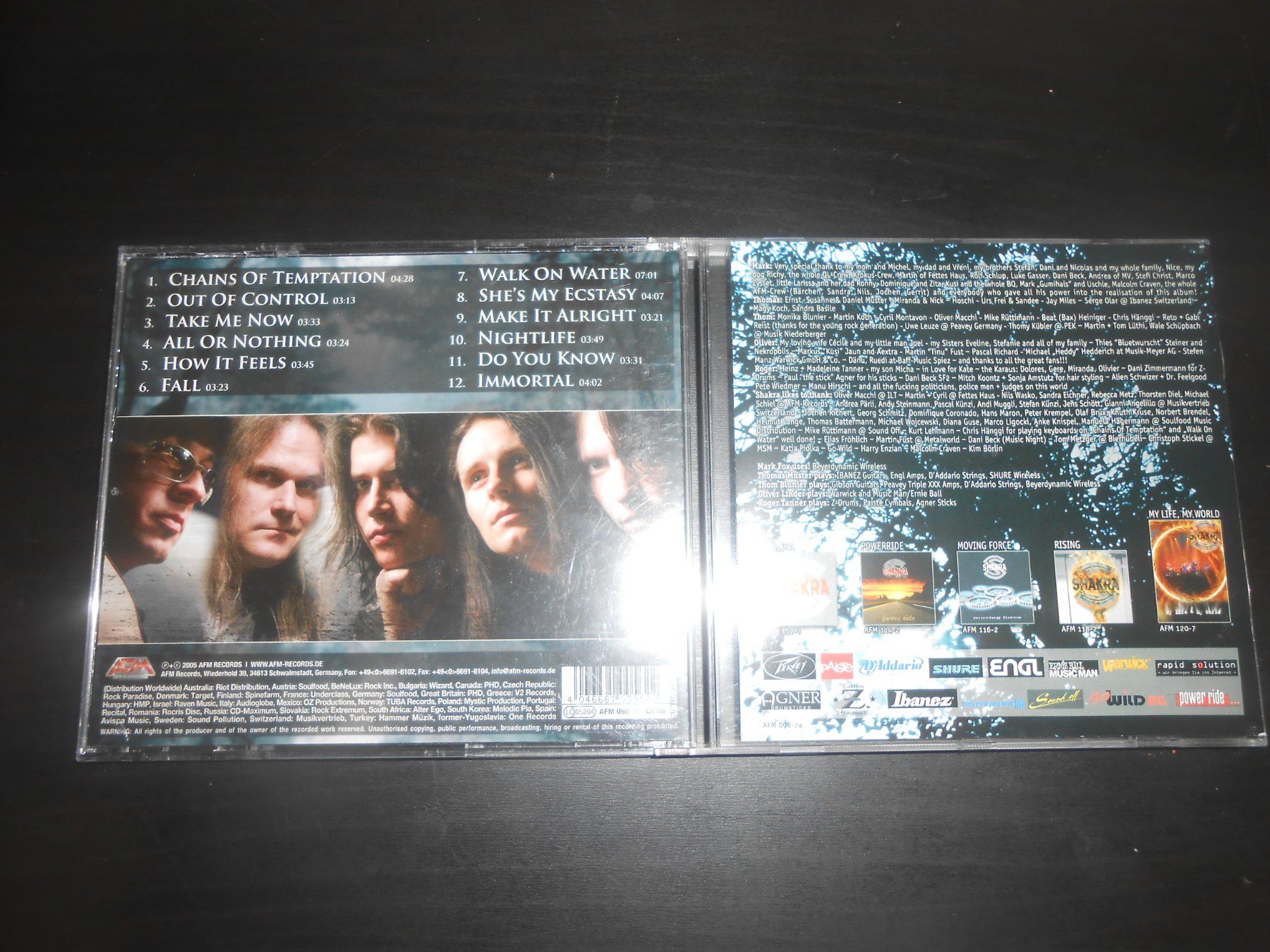 CDs: Shakra – Fall / 2005 – Gebraucht aus Aarberg von witchhunter01 1
