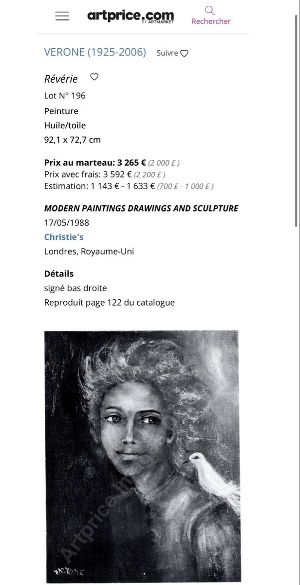 Gemälde: Vérone 1925 - 2006 – Gebraucht aus Genève von ram_r8l9 4