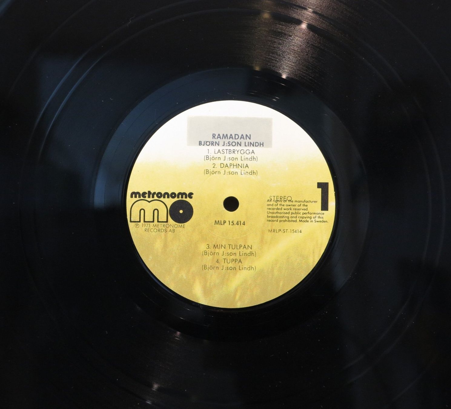 Dischi in vinile: Biörn J:son Lindh - Ramadan / LP – Usato da Zürich venduto da Naim60 3
