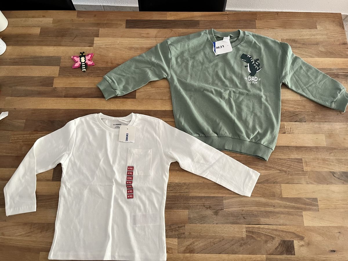 Maglioni & Felpe: Ein neues Langarmshirt und ein neuer Pullover  – Nuovo e nell'imballaggio originale da Wettingen venduto da epe_9vbf