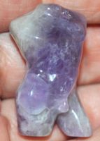 Deko - Heilstein A-321 – Torso – Amethyst – ca. 3,5 cm