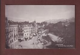 LAUSANNE - Grand Pont et les Alpes