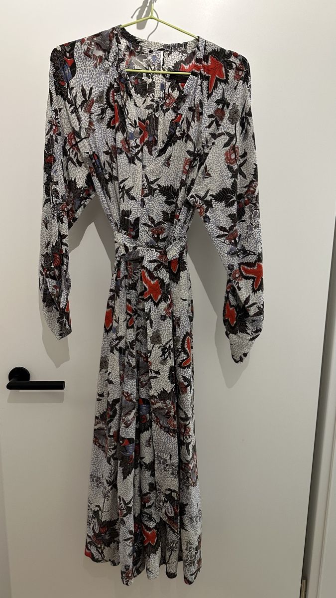 Isabel Marant Vestiti: Isabel Marant Silk Blend Midi Dress, Size 36-38 – Nuovo (secondo la descrizione) da Troinex venduto da AnnaAbanin 1