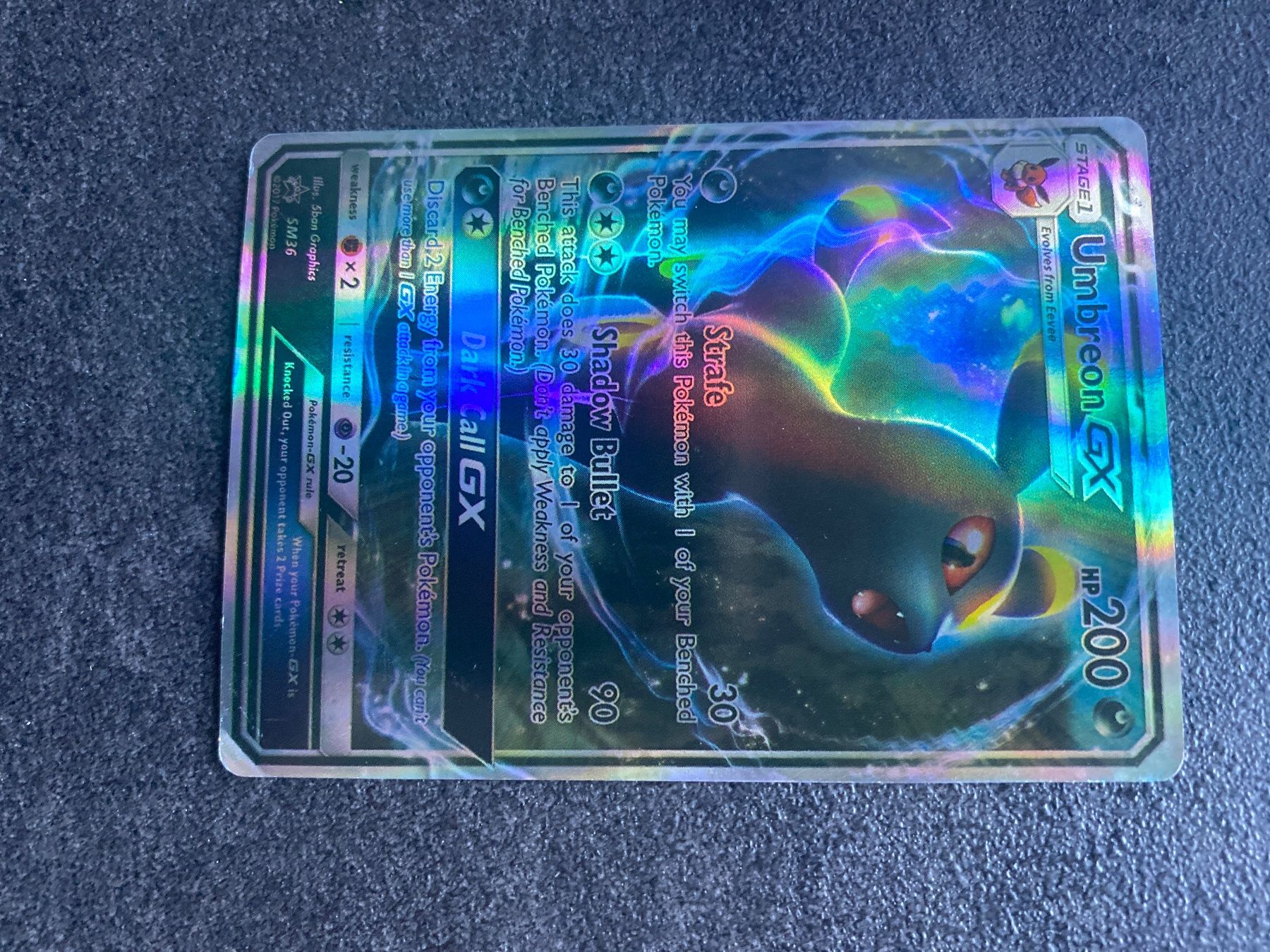 Pokémon Sammelbilder & Trading cards: Umbreon GX – Gebraucht aus Tägerig von oiluig83 2