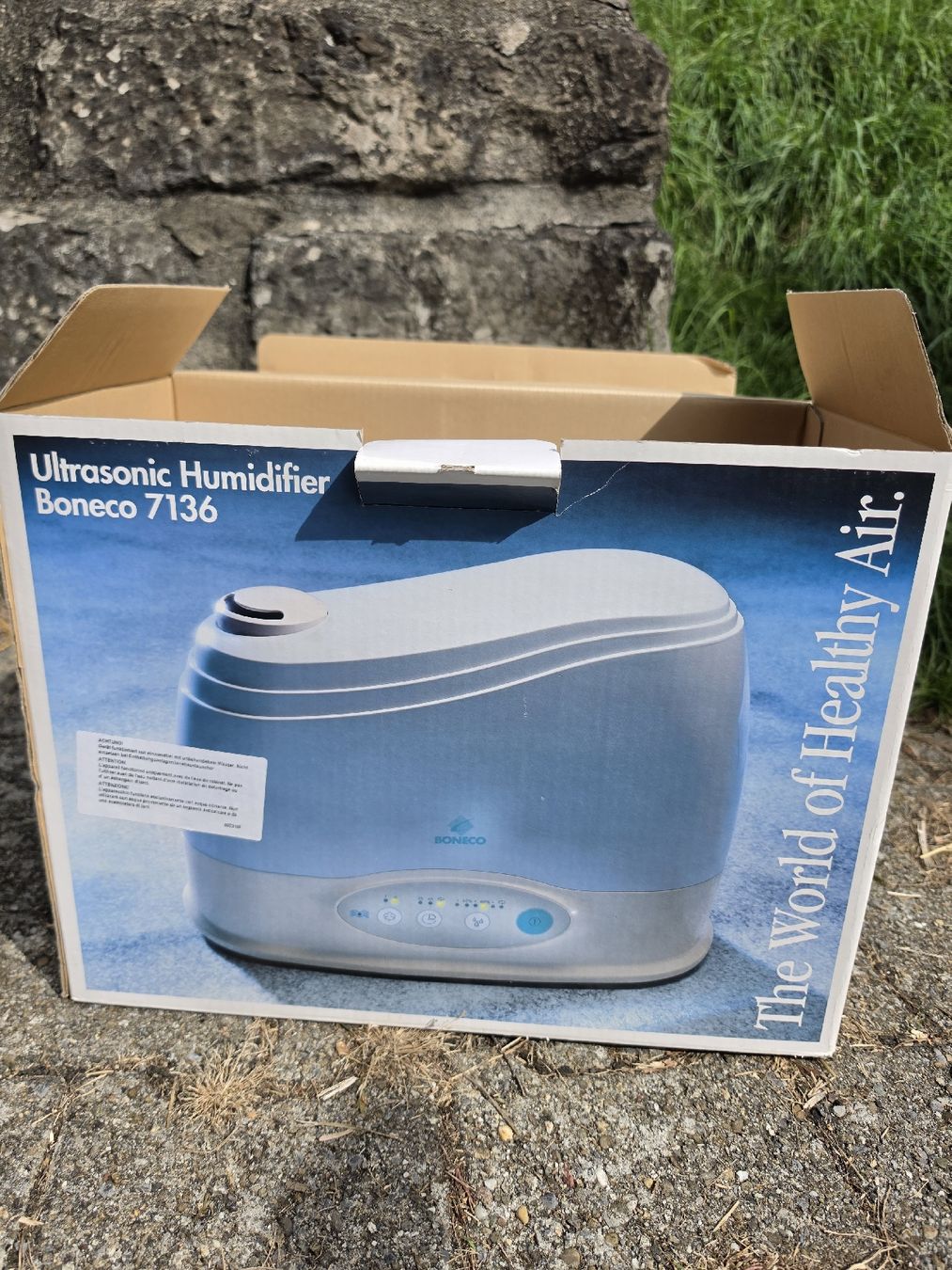 Boneco Umidificatori d'aria: Luftbefeuchter Boneco 7136 Ultraschall mit Originalbox – Usato da Aeugstertal venduto da Levo84