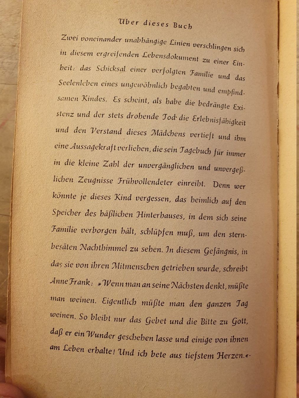 Bücher: Das Tagebuch der Anne Frank – Gebraucht aus Zürich von loosebone 1
