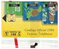 Telefonkarte Spanien P120 Catálogo Tarjetas originalverpackt