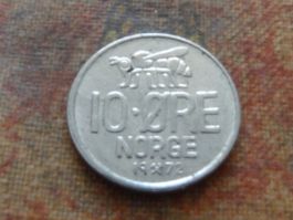 NORVEGE  10  ORE  1972