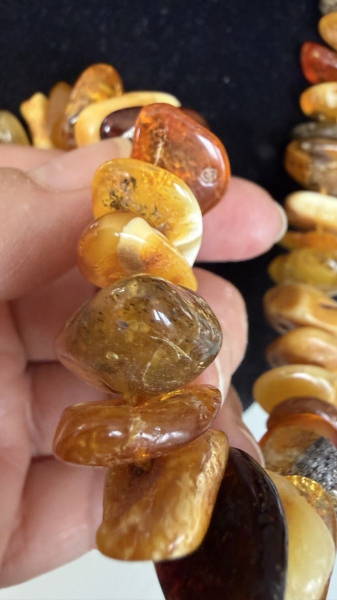 Catenine: Sonnige Bernsteinkette, 56 cm lang – Nuovo e nell'imballaggio originale da Ebikon venduto da elischka 9