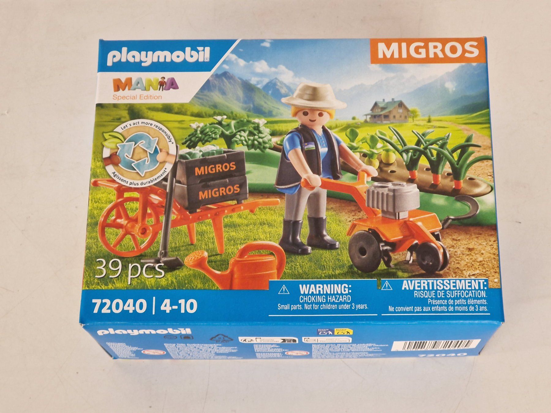 Playmobil Jouets: Playmobil Migros Mania Gemüsefeld – Neuf avec emballage d'origine à Muhen par Restwert_Muhen
