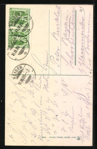 Cartoline postali: Heiden, Ortsansicht aus der Vogelschau,  – Usato da Berlin venduto da bartko-reher 1