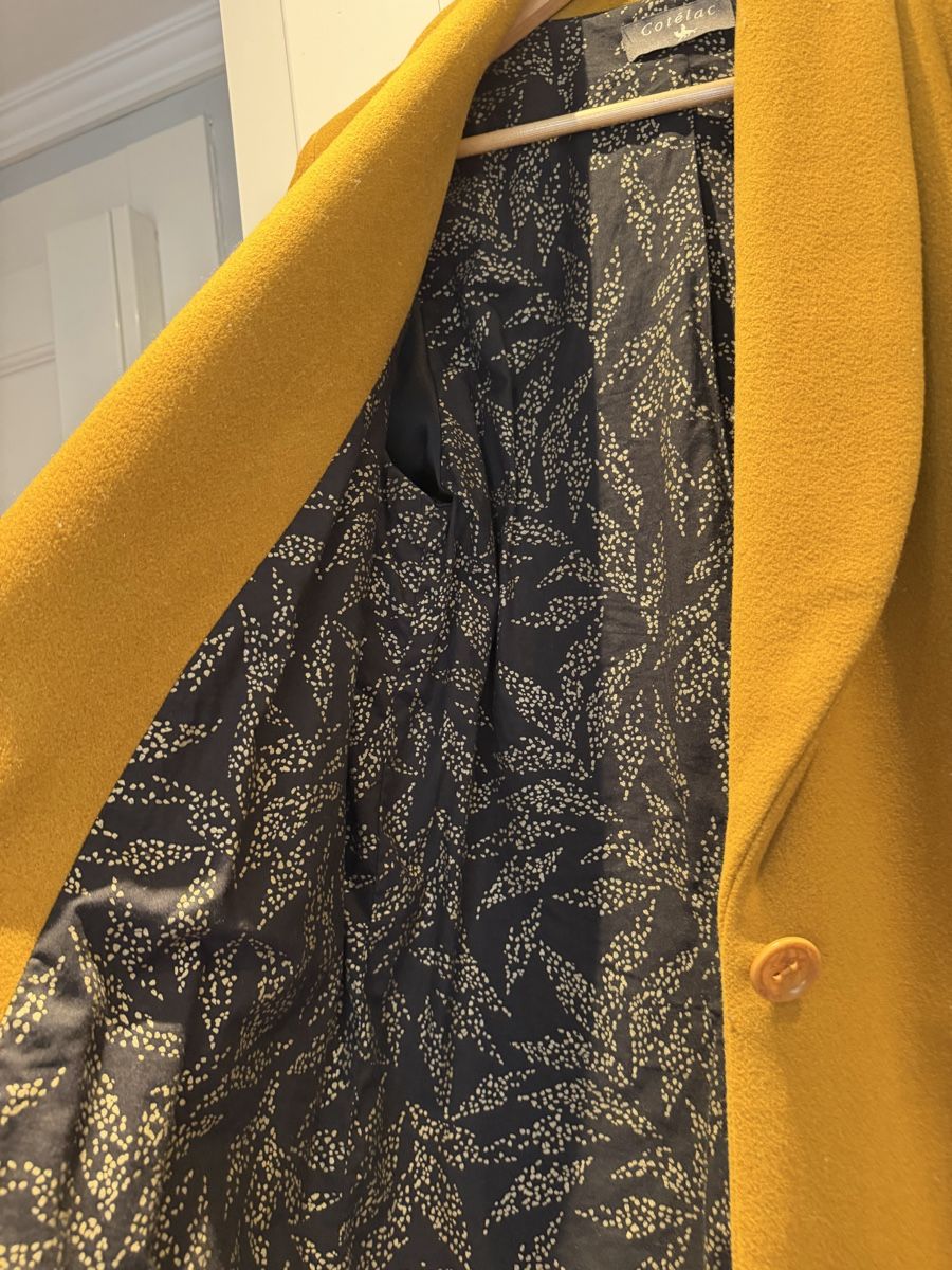 Cappotti: Cotelac wool mustard coat size 1 – Nuovo (secondo la descrizione) da Genève venduto da jud_xrl8 3