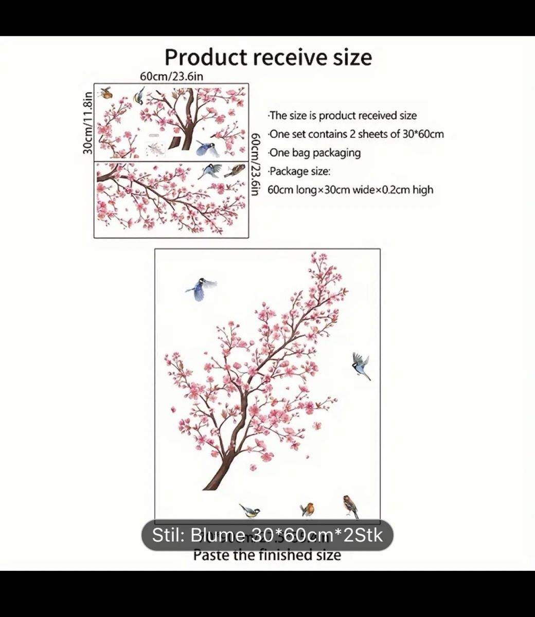 Aufkleber: Wandtattoo/-aufkleber – Neu und originalverpackt aus Zürich von aettu 3